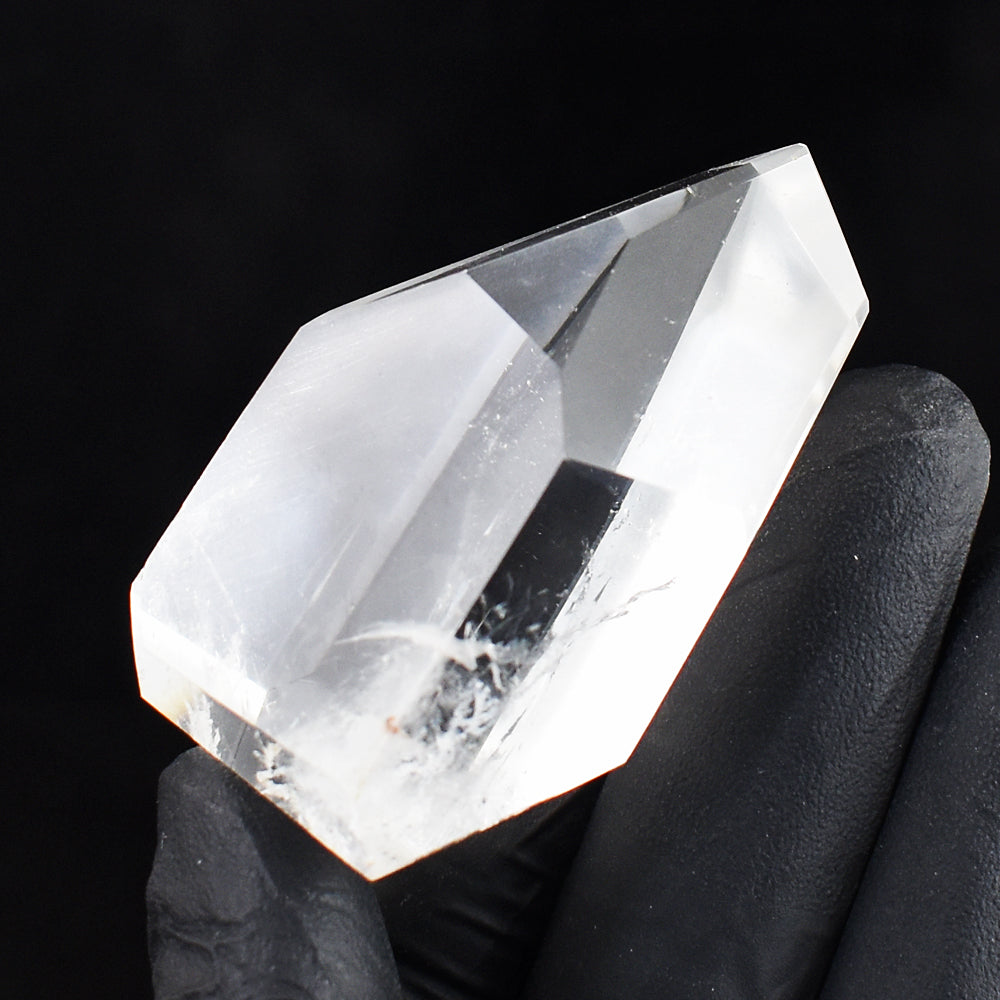 Natural 280.00 Cts Genuine White Quartz Crystal Specimen Gemstone Point