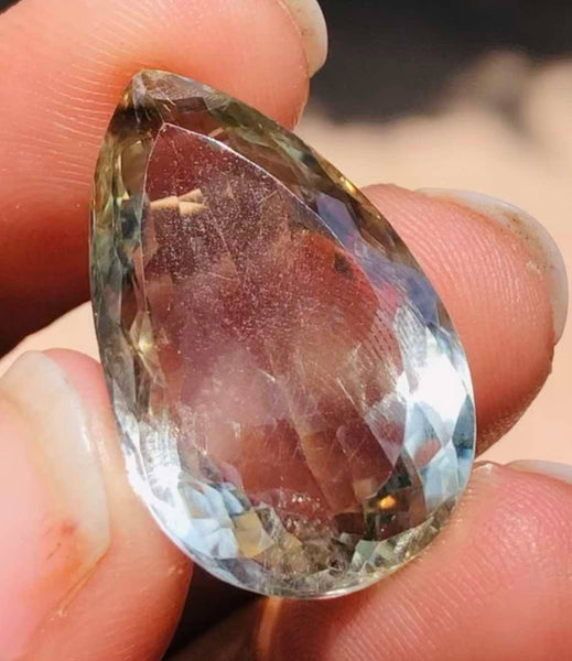 Amazing 10.00 Cts Genuine Prasiolite Faceted Loose Gemstone