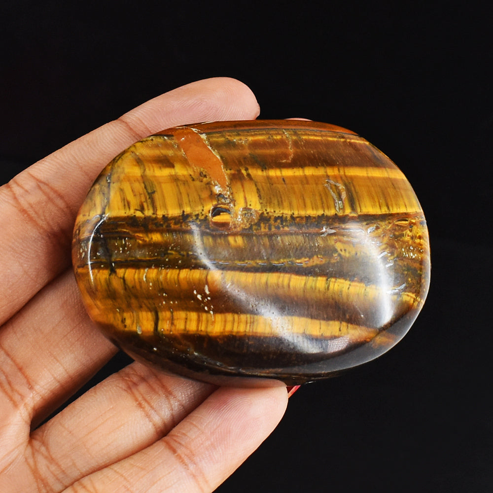 Exclusive 431.00 Carats  Genuine  Golden  Tiger Eye  Hand  Carved  Crystal  Healing  Cabochon