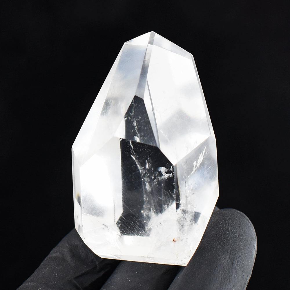 Natural 280.00 Cts Genuine White Quartz Crystal Specimen Gemstone Point