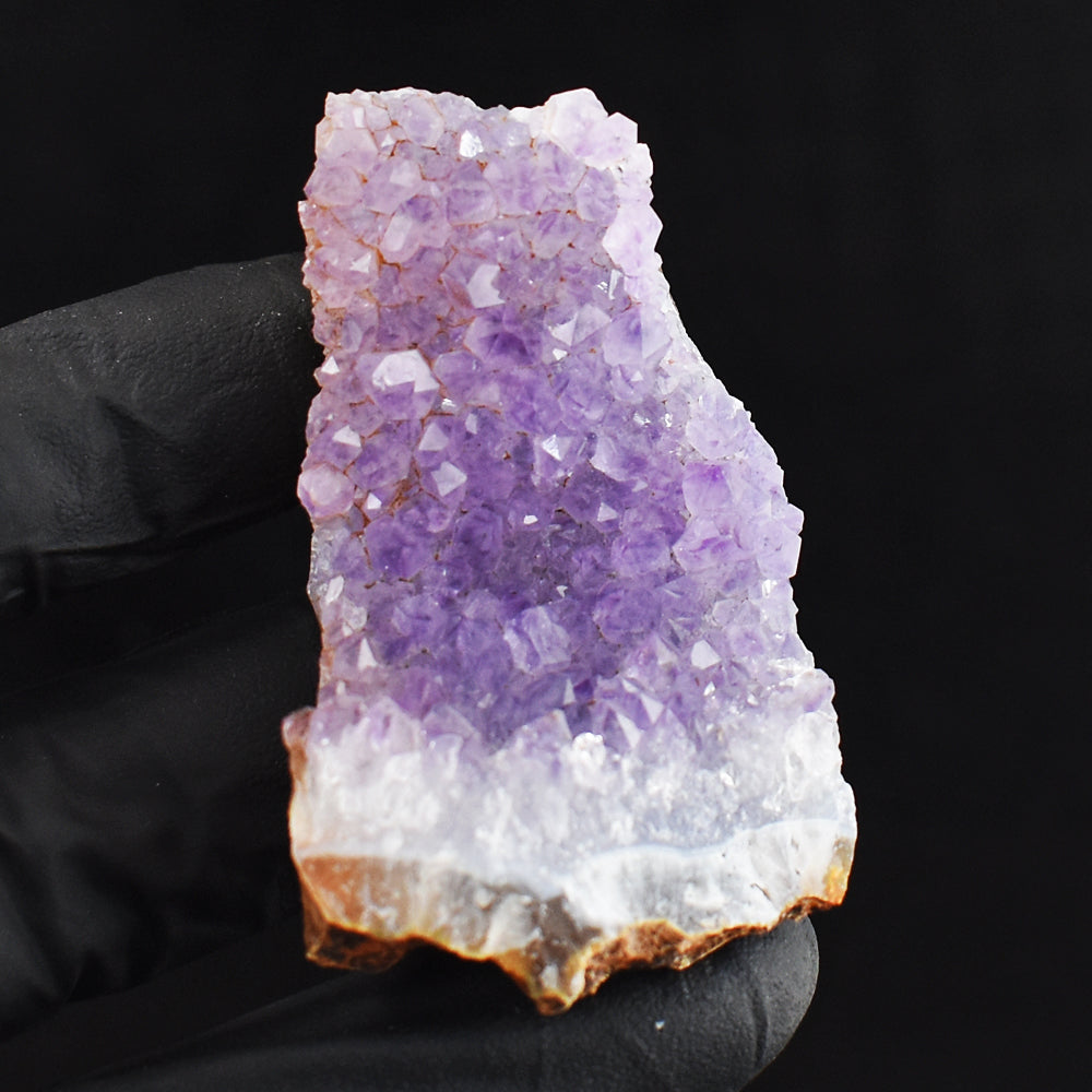 Beautiful 176.00 Cts Genuine Amethyst Crystal Specimen Gemstone