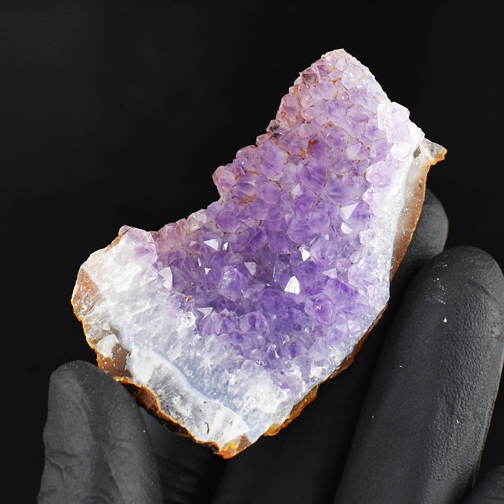 Beautiful 176.00 Cts Genuine Amethyst Crystal Specimen Gemstone