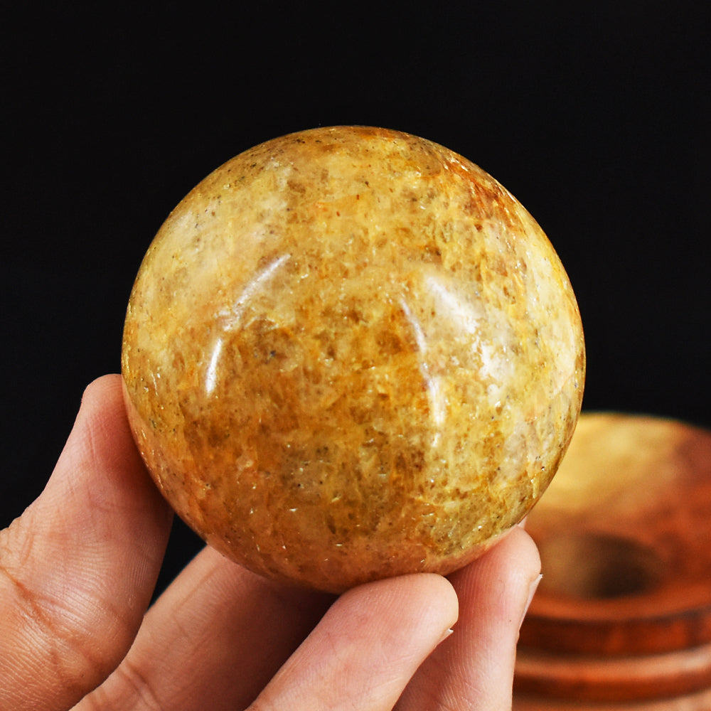 Beautiful  755.00 Carats  Genuine  Aventurine  Hand  Carved Crystal Healing  Gemstone  Sphere