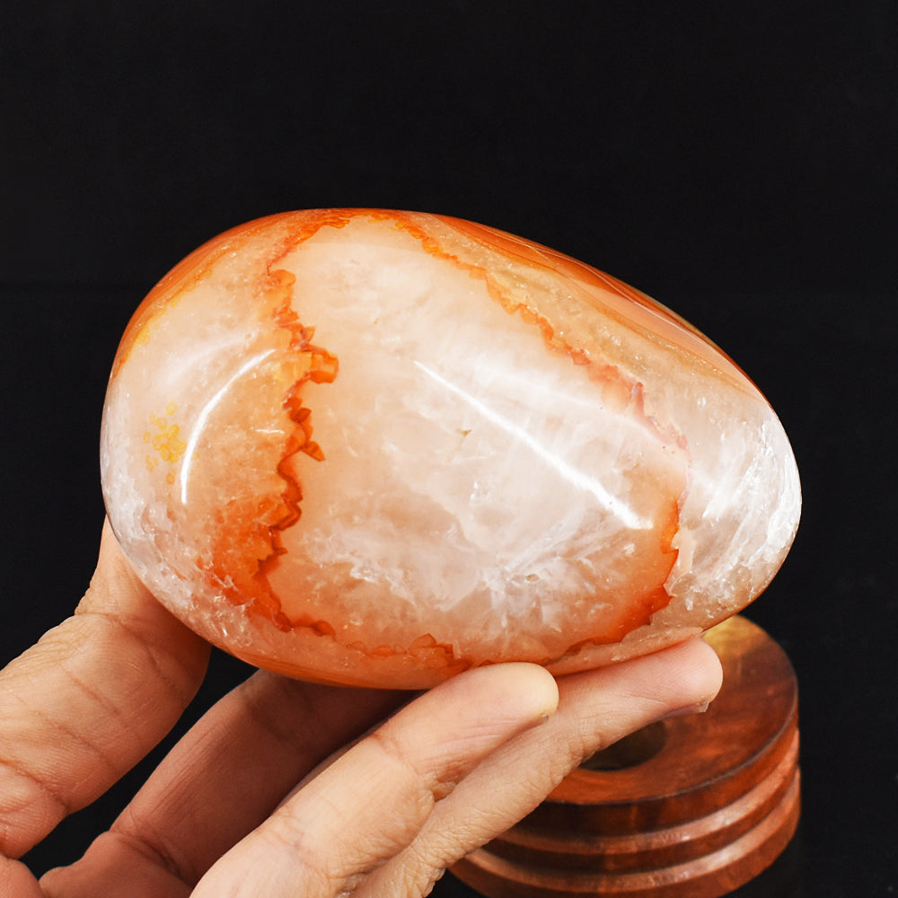Genuine 2149.00 Cts Carnelian Crystal Specimen Healing Gemstone Egg