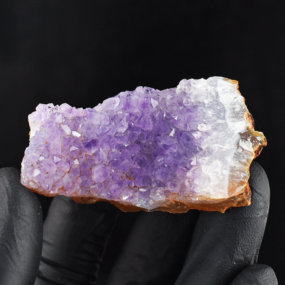 Beautiful 176.00 Cts Genuine Amethyst Crystal Specimen Gemstone