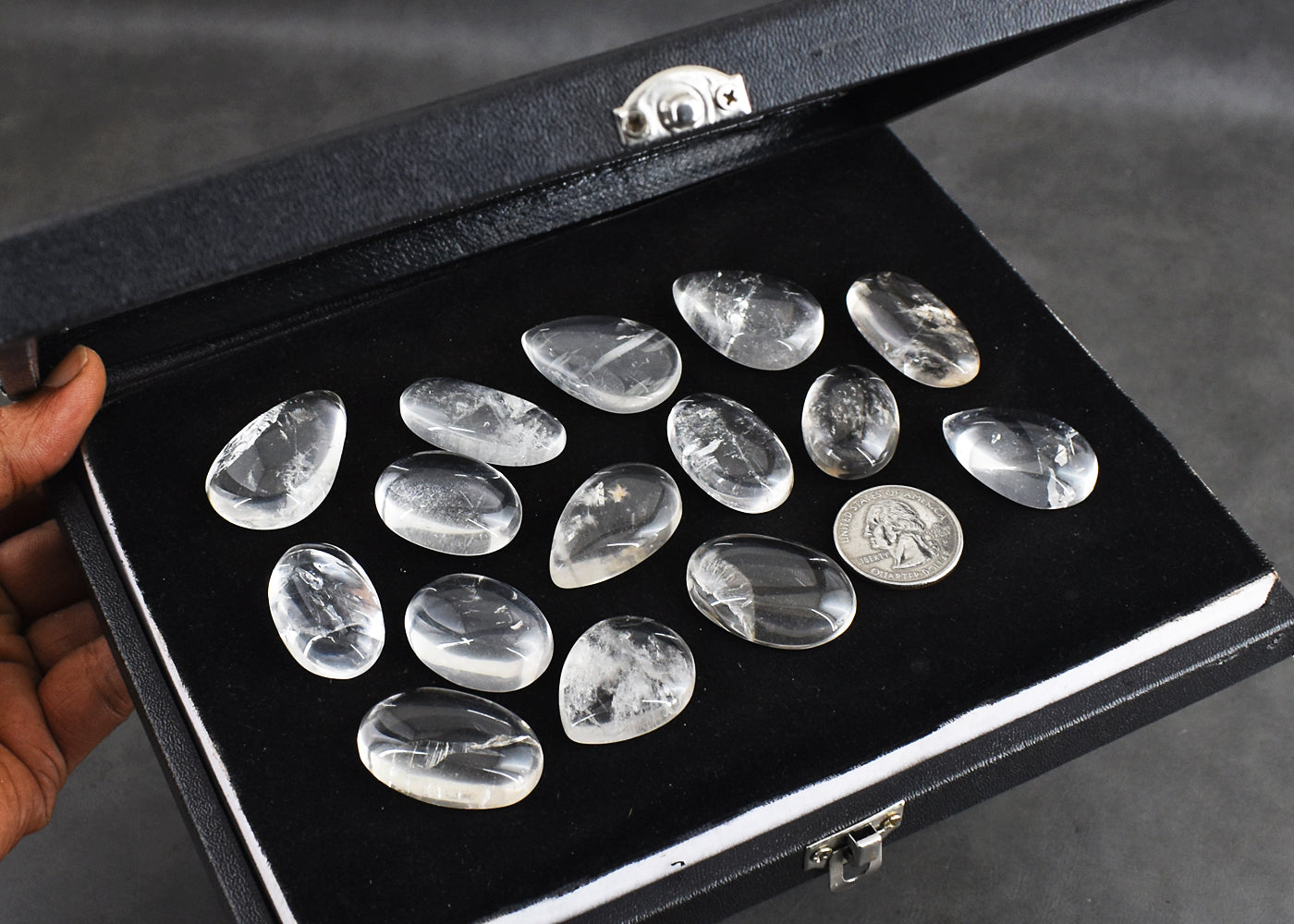 Natural 708.00  Carats  Genuine  White  Quartz Untreated  Gemstone Cabochon Lot