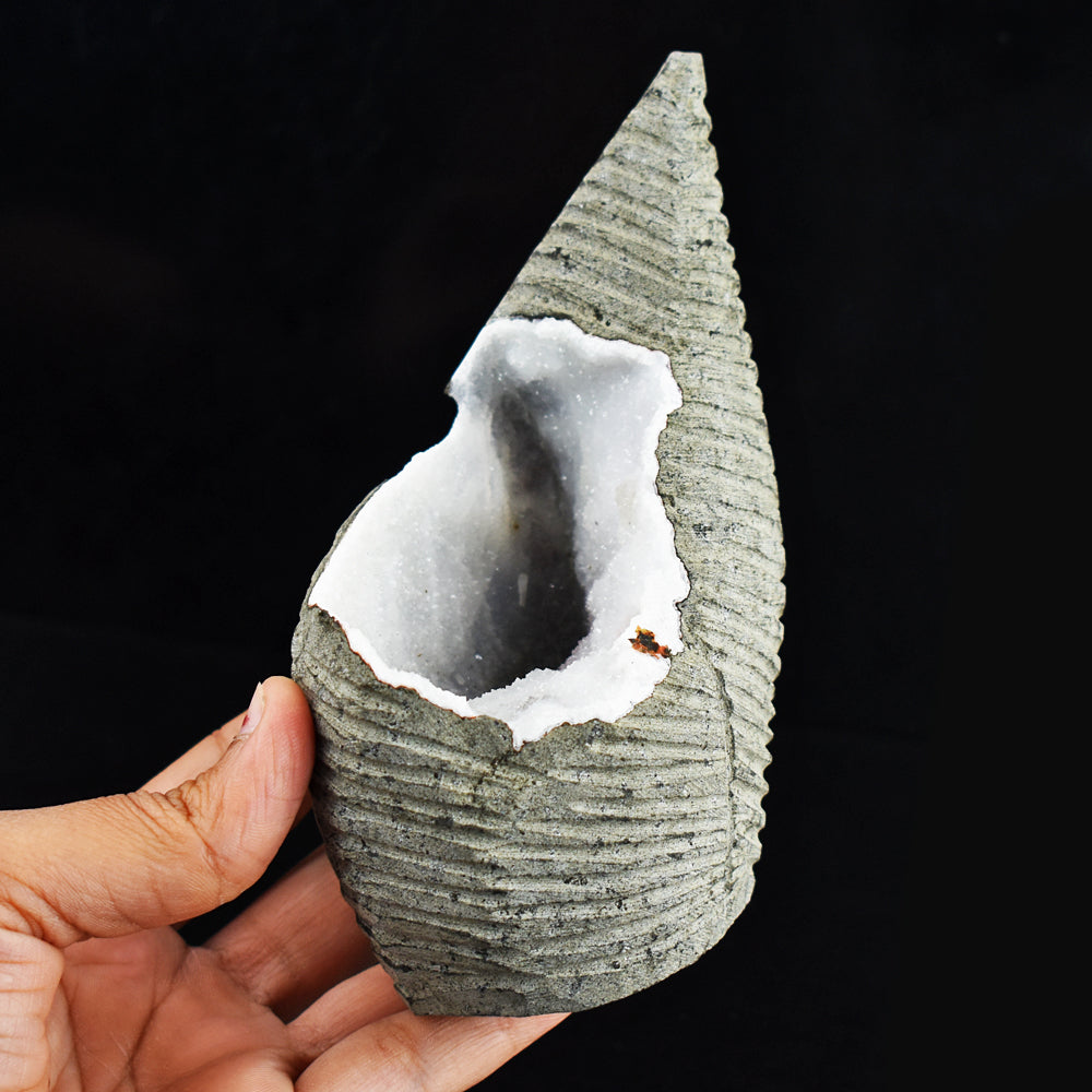 Genuine 3077.00 Carats Natural Temple Chalcedny Crystal Specimen Gemstone