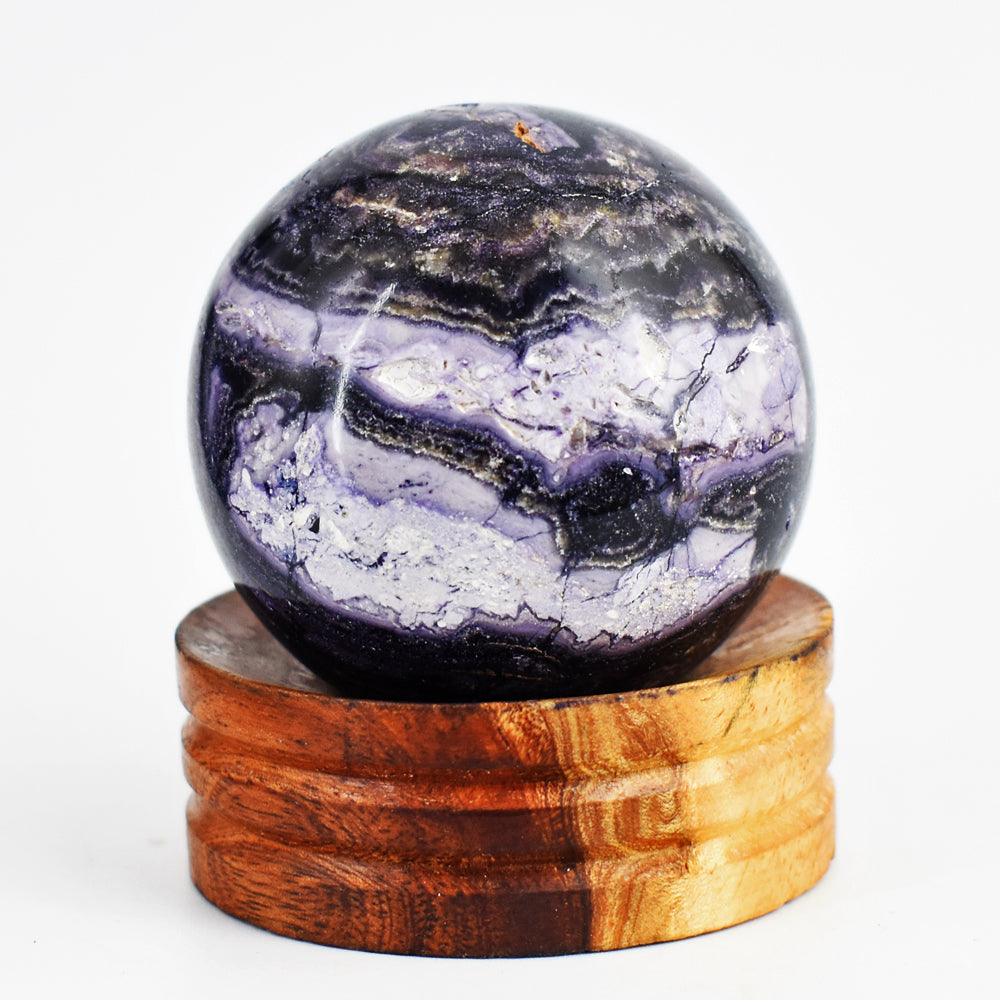 Gorgeous 1079.00 Cts Genuine Tiffany Fluorite Gemstone Crystal Specimen Sphere