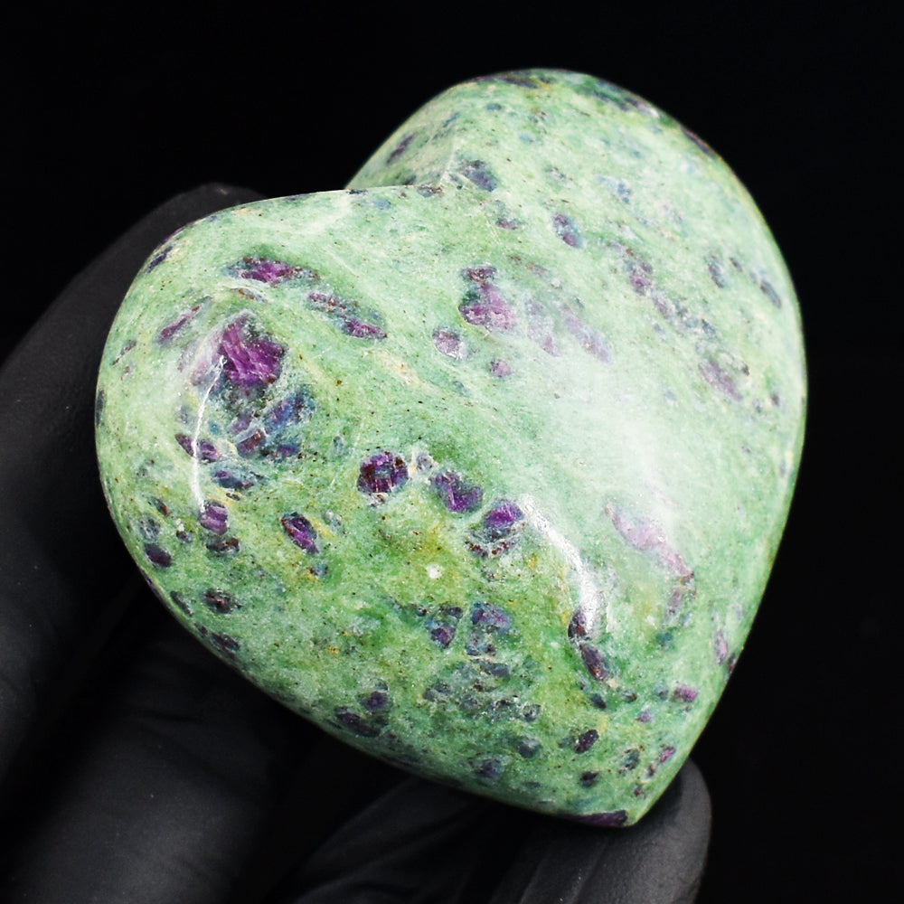 Genuine 682.00 Cts Pink In Ruby Fuchsite Crystal Specimen Healing Gemstone Heart