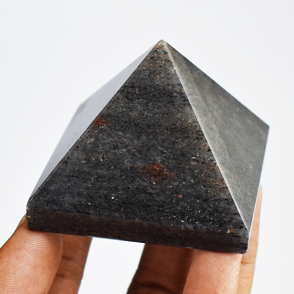 727.00  Carats  Genuine Rutile  Quartz  Hand  Carved  Natural  Healing  Crystal Gemstone Pyramid