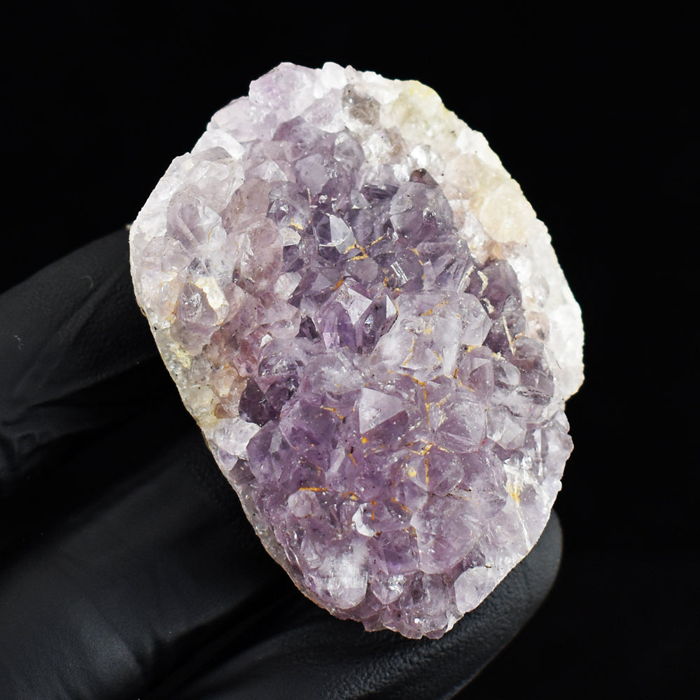 Exclusive 256.00 Cts Genuine Amethyst Crystal Specimen Gemstone
