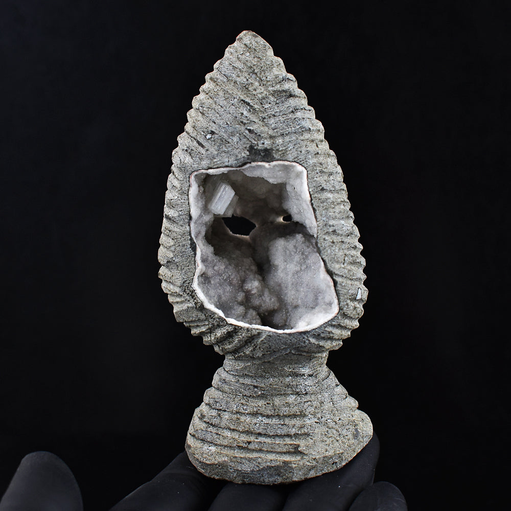 Amazing 1263.00 Cts Genuine Chalcedony Crystal Specimen Gemstone