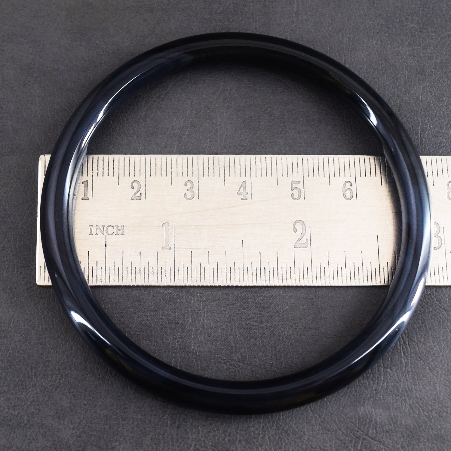 Exclusive 79.00 Cts Genuine Black Agate Crystal Specimen Premium Gemstone Fancy Bangle