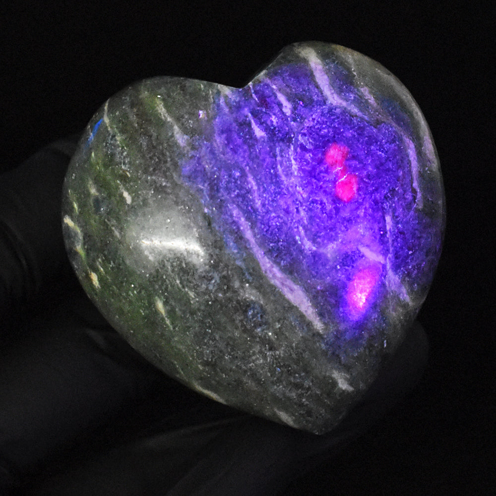 Beautiful 691.00 Cts Genuine Pink In Ruby Fuchsite Crystal Specimen Gemstone Healing Heart
