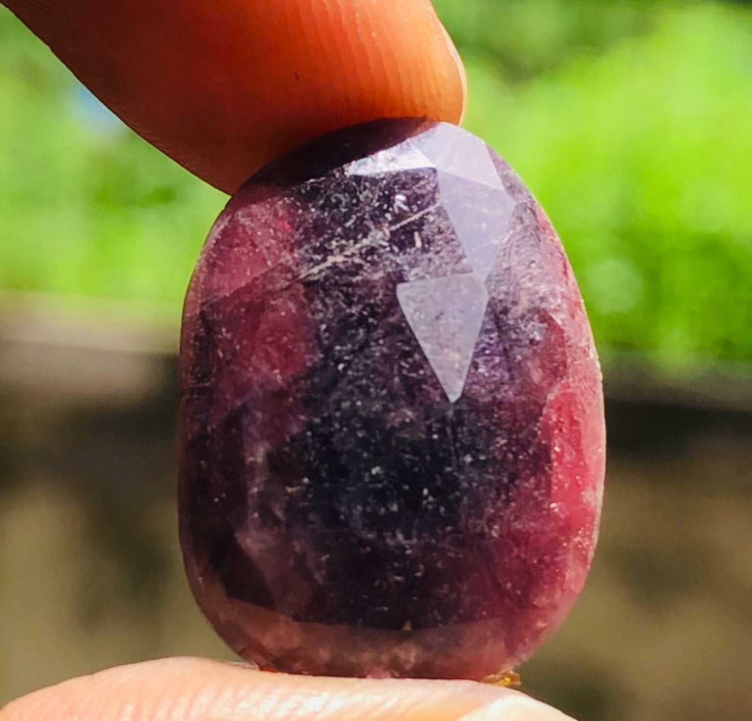 Untreated 19.00 Cts Genuine Ruby Faceted Loose Gemstone