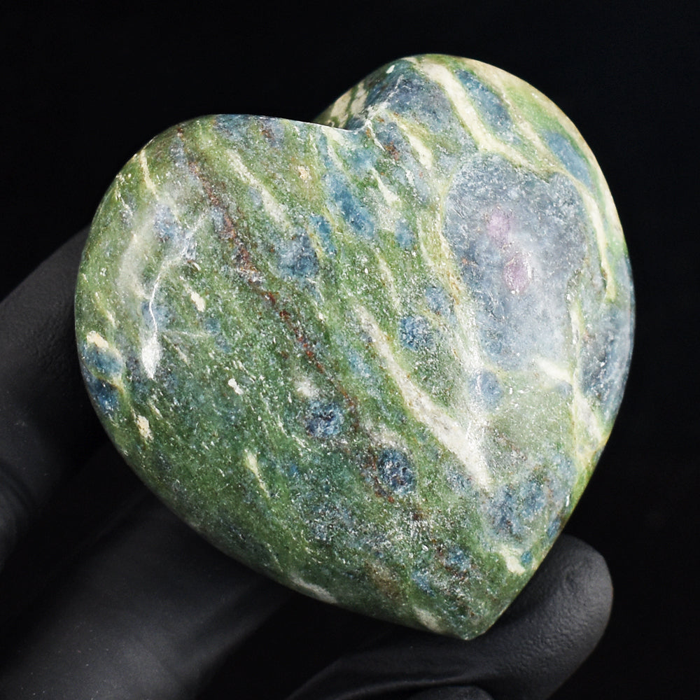 Beautiful 691.00 Cts Genuine Pink In Ruby Fuchsite Crystal Specimen Gemstone Healing Heart