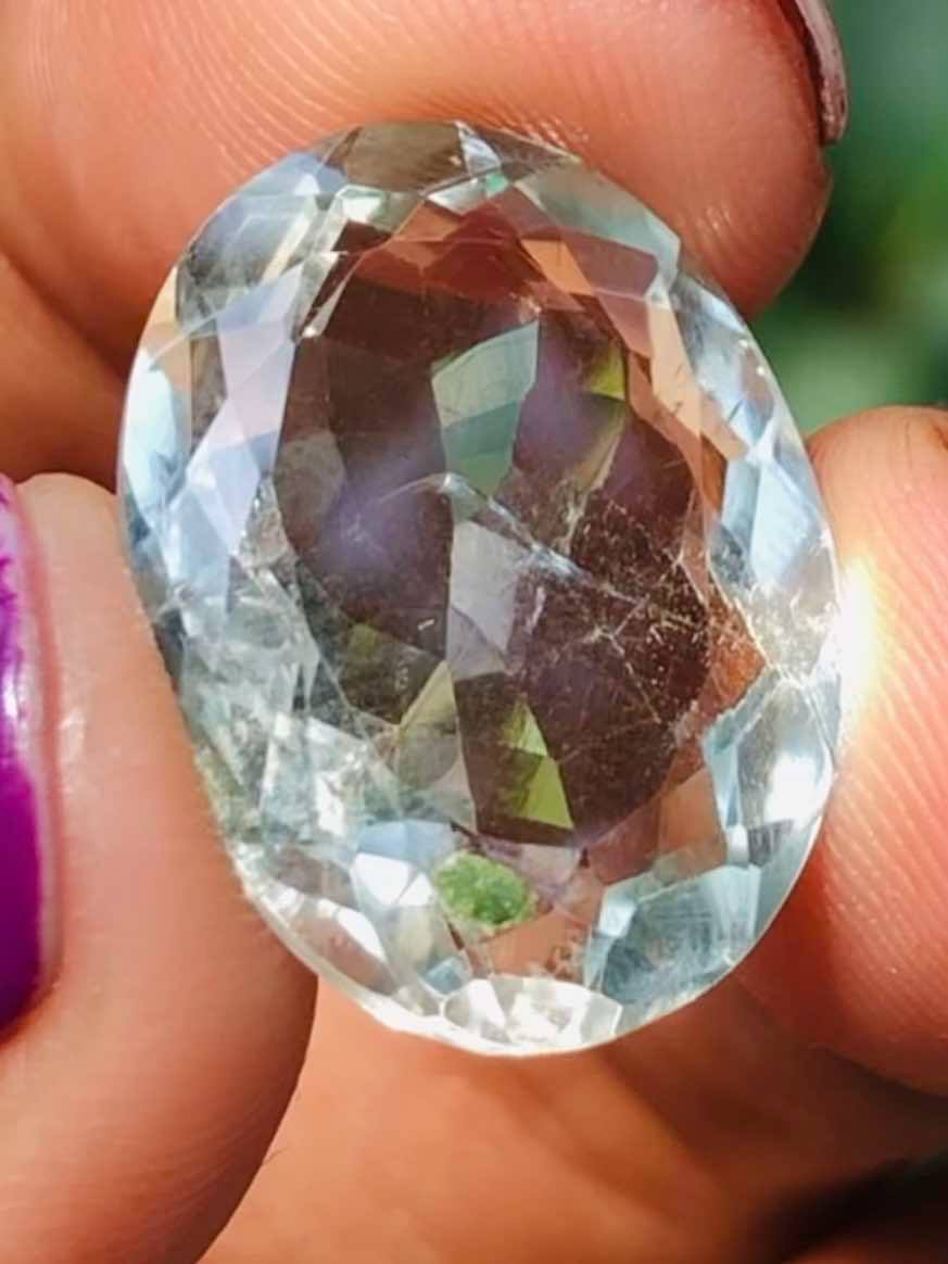 Amazing 11.00 Cts Genuine Prasiolite Faceted Loose Gemstone