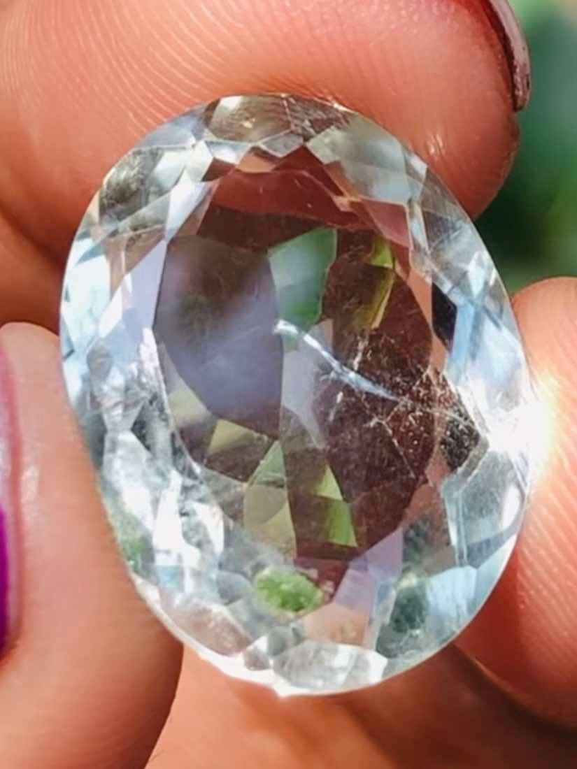 Amazing 11.00 Cts Genuine Prasiolite Faceted Loose Gemstone