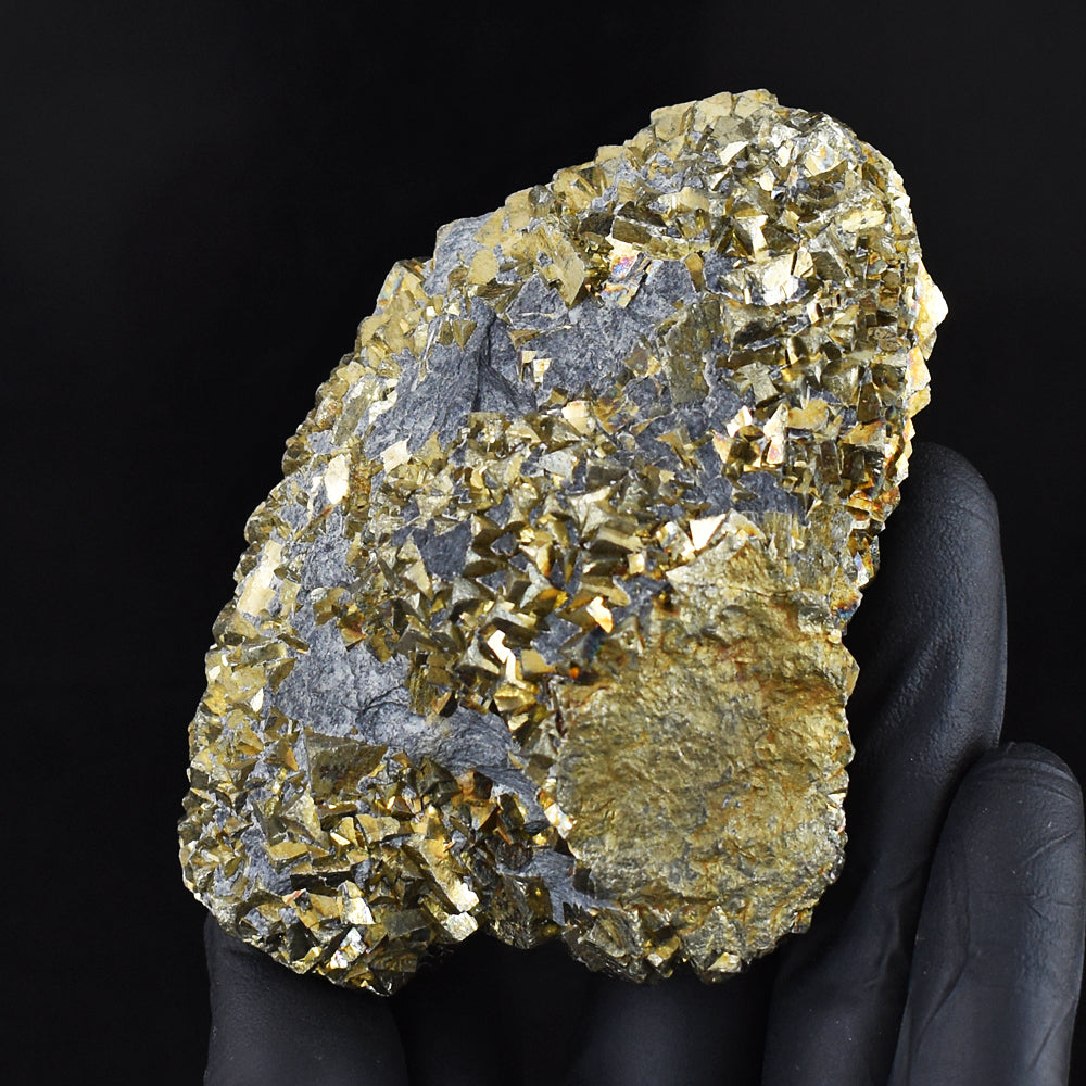 Awesome 1937.00 Cts Genuine Golden Pyrite Crystal Specimen Gemstone