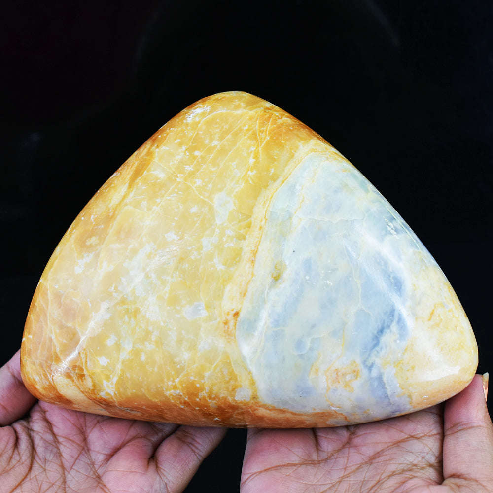 gemsmore:6715.00 Cts Genuine Argonite Hand Carved Crystal Healing Cabochon- Massive Size