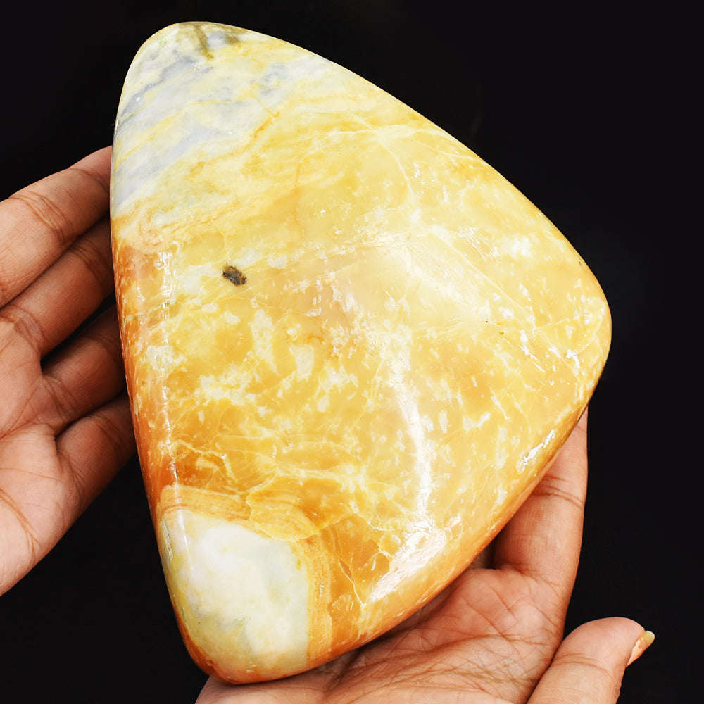 gemsmore:6715.00 Cts Genuine Argonite Hand Carved Crystal Healing Cabochon- Massive Size