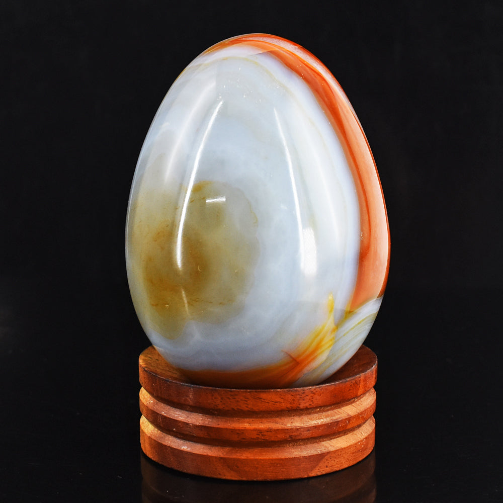 1983.00 Carats Genuine Carnelian Crystal Specimen Gemstone Healing Egg