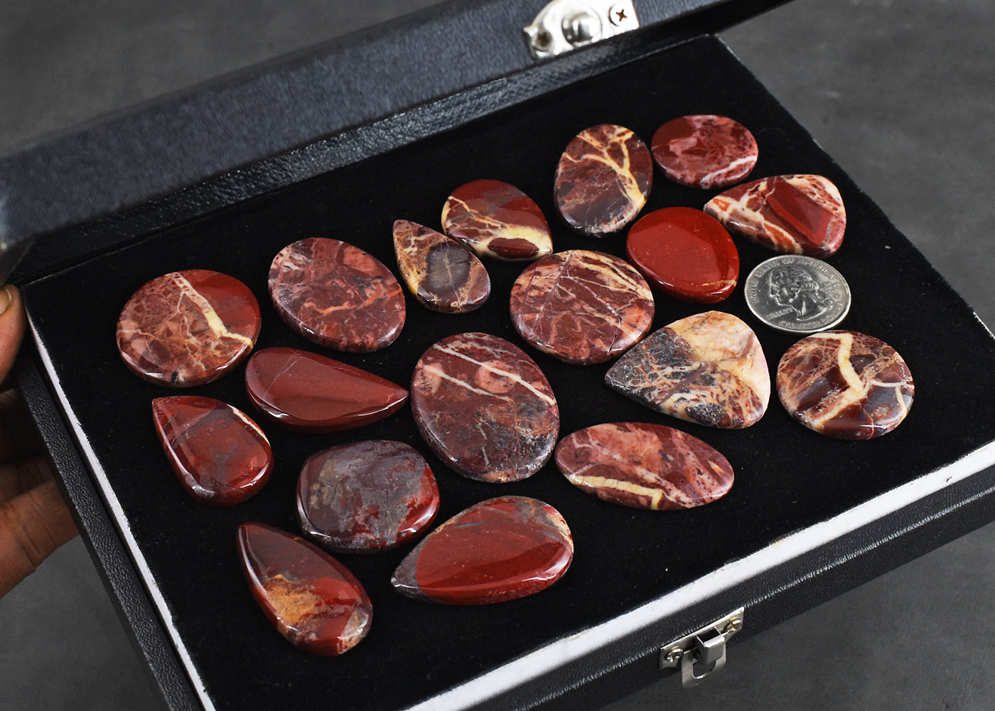 Awesome 714.00 Cts Genuine American Picture Jasper Untreated Gemstone Cabochon Lot