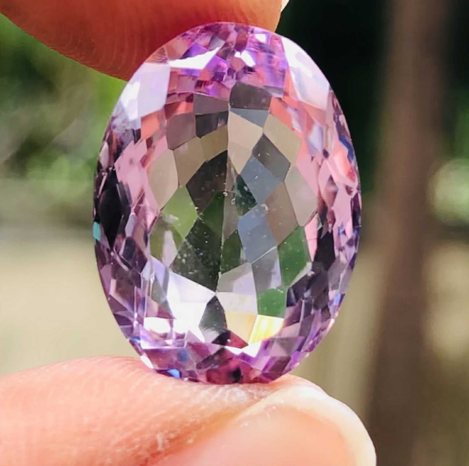 Exclusive 14.00 Cts Genuine Amethyst Faceted Loose Gemstone