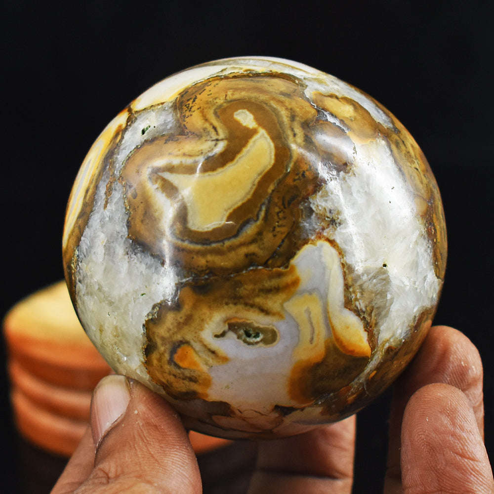 gemsmore:Gorgeous  Cobra Jasper 1385.00 Cts  Hand Carved Healing Crystal Sphere