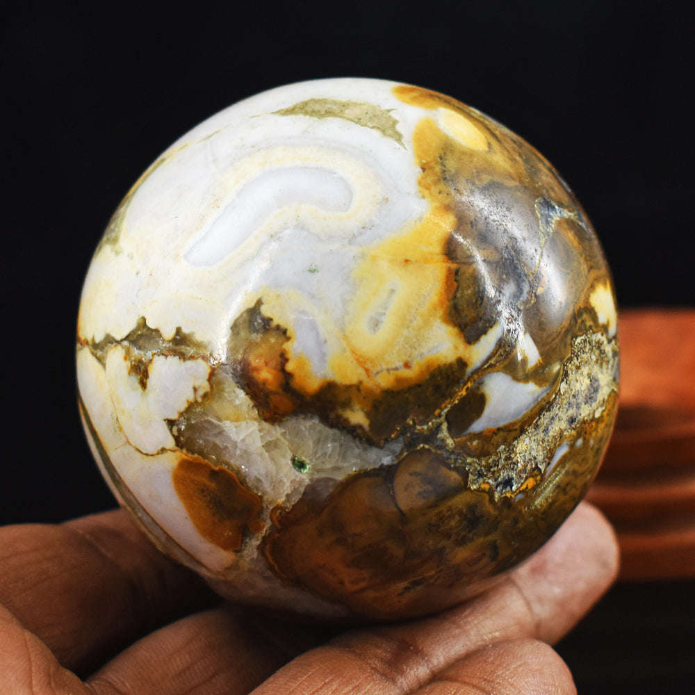 gemsmore:Gorgeous  Cobra Jasper 1385.00 Cts  Hand Carved Healing Crystal Sphere