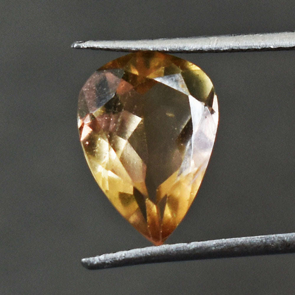 gemsmore:5 Cts Genuine Smoky Quartz Faceted Gemstone