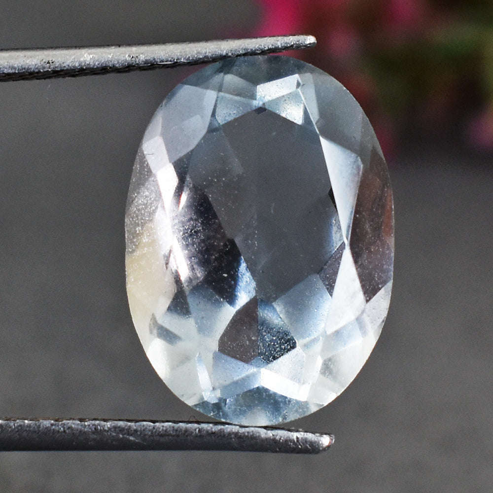 gemsmore:Amazing 9 Cts Genuine Teal Tourmaline Faceted Gemstone