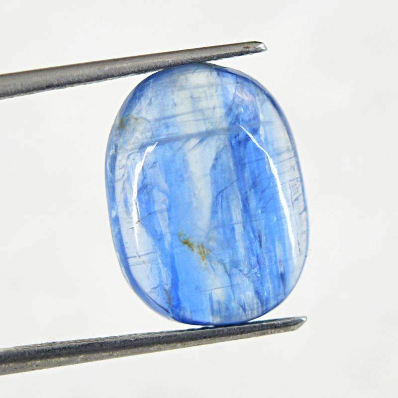 gemsmore:Amazing Blue Kynite Gemstone Natural Oval Shape