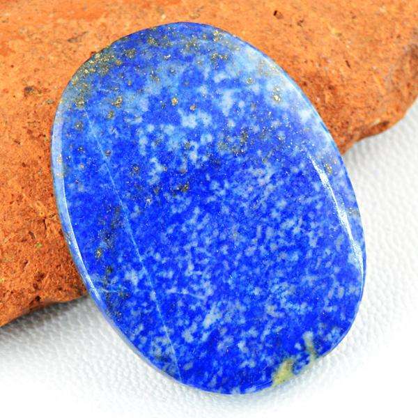 gemsmore:Amazing Blue Lapis Lazuli Oval Shape Loose Gemstone