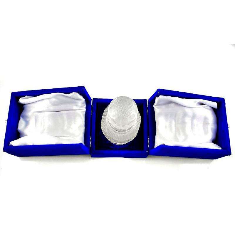gemsmore:Amazing Carved White Quartz Perfume Bottle