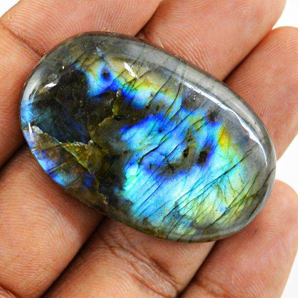 gemsmore:Amazing Flash Oval Shape Labradorite Loose Gemstone