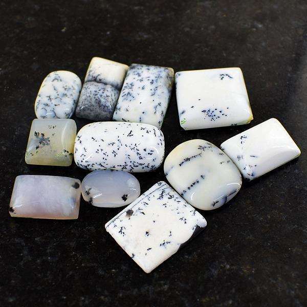 gemsmore:Amazing Genuine Dendrite Opal Untreated Loose Gemstone Lot