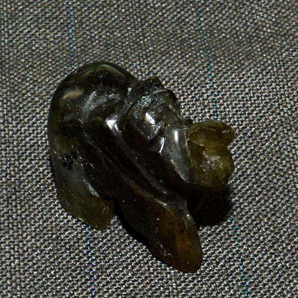 gemsmore:Amazing Genuine Labradorite Hand Carved Elephant