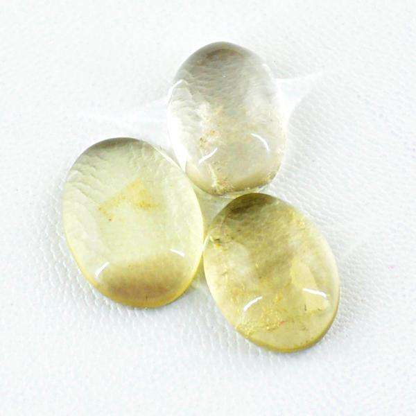gemsmore:Amazing Genuine Oval Shape Rutile Quartz Untreated Loose Gemstone Lot
