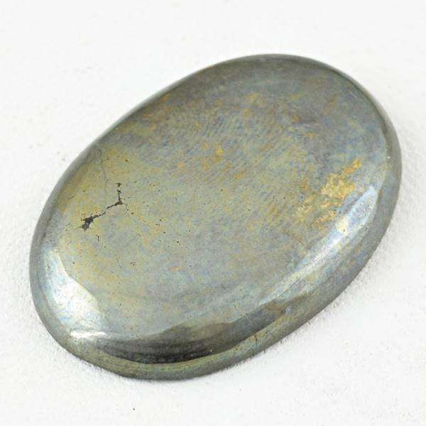 gemsmore:Amazing Genuine Pyrite Oval Shape Untreated Loose Gemstone