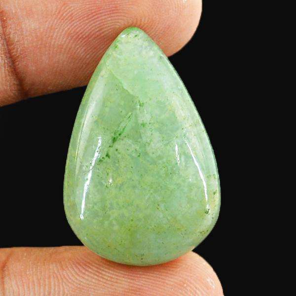 gemsmore:Amazing Green Aventurine Pear Shape Untreated Loose Gemstone
