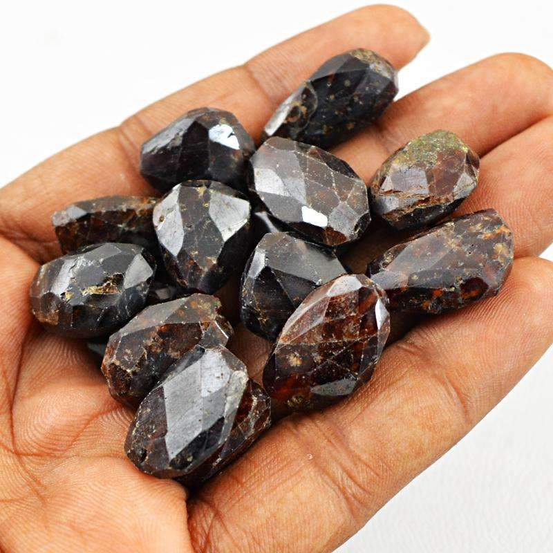 gemsmore:Amazing Indian Opal Beads Lot - Natural Faceted Drilled
