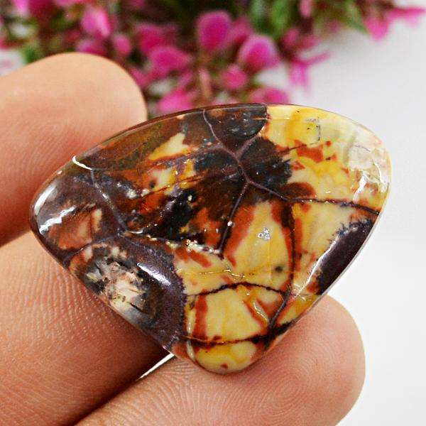 gemsmore:Amazing Natural Bird Eye Jasper Untreated Loose Gemstone