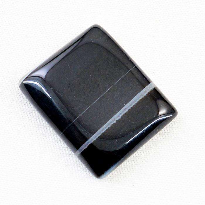 gemsmore:Amazing Natural Black Onyx Untreated Loose Gemstone