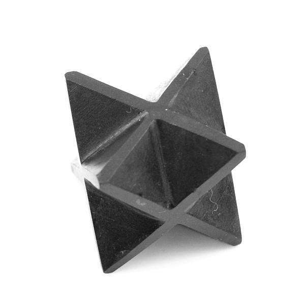 gemsmore:Amazing Natural Black Spinel Healing Merkaba