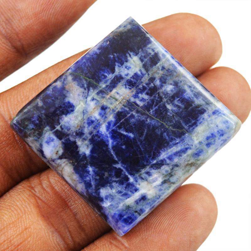 gemsmore:Amazing Natural Blue Sodalite Loose Gemstone