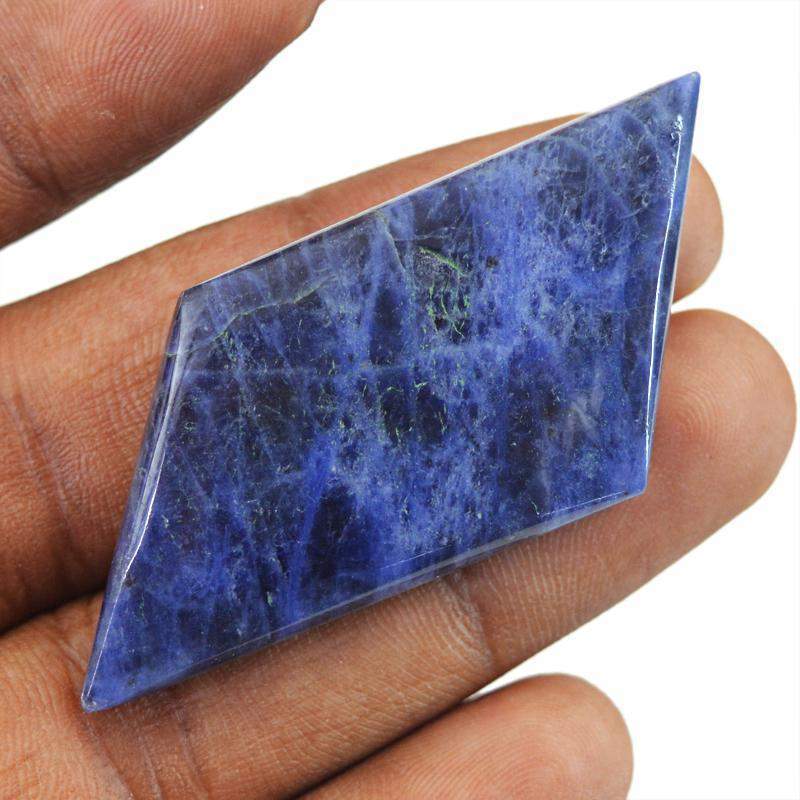 gemsmore:Amazing Natural Blue Sodalite Untreated Loose Gemstone
