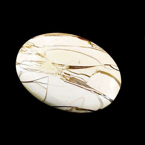 gemsmore:Amazing Natural Brecciated Mookaite Oval Shape Loose Gemstone