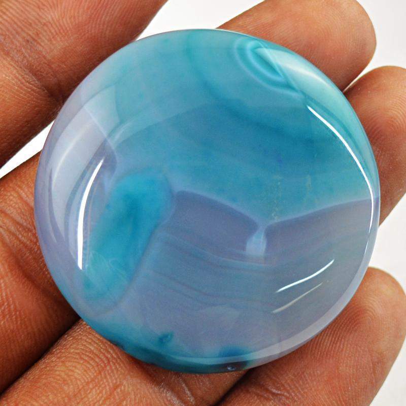 gemsmore:Amazing Natural Green Onyx Round Shape Gemstone