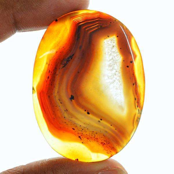 gemsmore:Amazing Natural Onyx Oval Shape Loose Gemstone